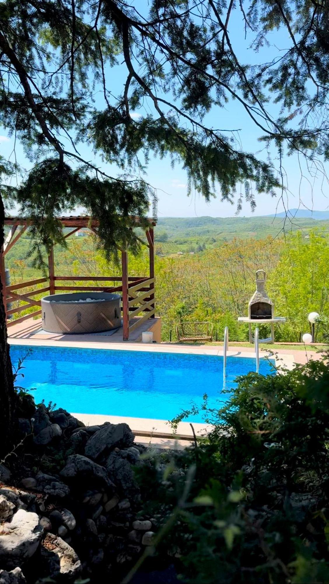 Kuca Na Dan Sa Bazenom Hedonist Place Zaklopaca  Exteriör bild